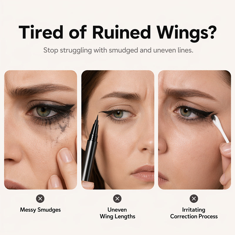 🔥 49% OFF 2-in-1 Eyeliner Pen ✨ Precision Corrector Tip
