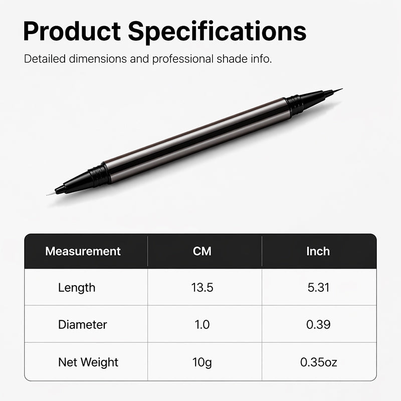 🔥 49% OFF 2-in-1 Eyeliner Pen ✨ Precision Corrector Tip
