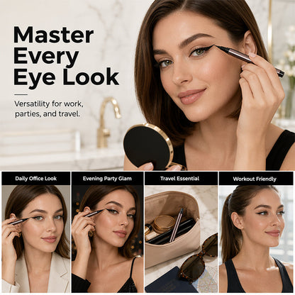 🔥 49% OFF 2-in-1 Eyeliner Pen ✨ Precision Corrector Tip