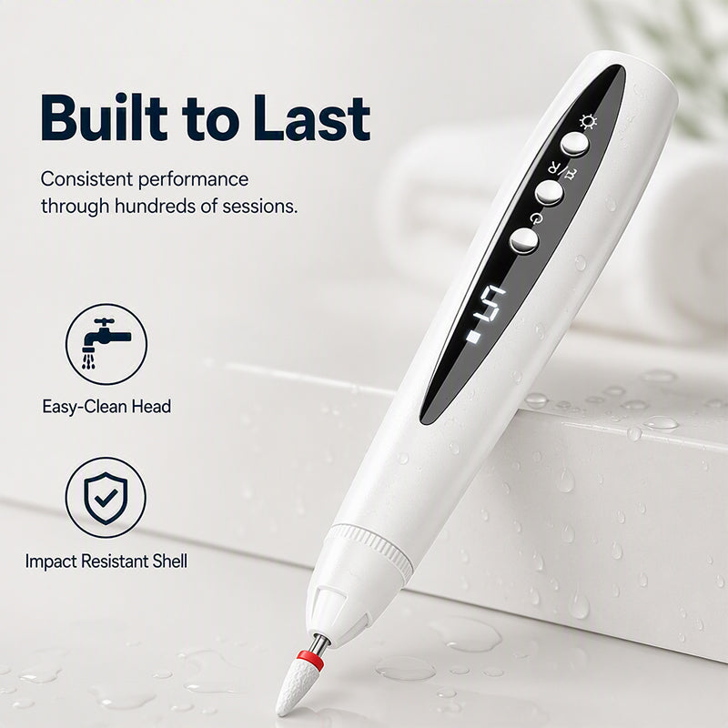 🔥 50% OFF 2-in-1 Electric Nail Drill with UV Gel Light Portable Manicure Pedicure Kit