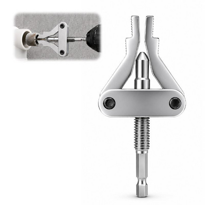 🔩  Broken Pipe Extractor Tool – Fits 1/2", 3/4", 1" pipes Adjustable Drill Attachment  🔥💪