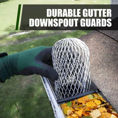 🍂 50% OFF – Aluminum Gutter Downspout Guard – Leaf & Debris Filter
