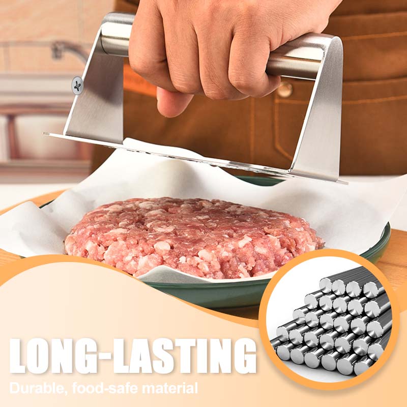 🔥 50% OFF Today 🍔 Stainless Steel Burger Patty Press