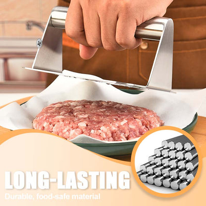 🔥 50% OFF Today 🍔 Stainless Steel Burger Patty Press
