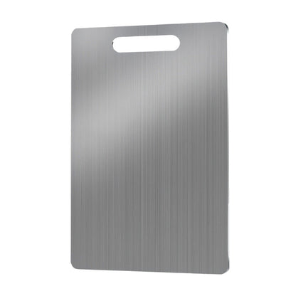 🔪 304 Stainless Steel Double-Sided Cutting Board for Kitchen Prep ✨
