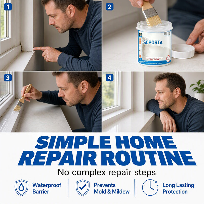 💧 Clear Waterproof Repair Coating – Transparent Brush-On Leak Sealant
