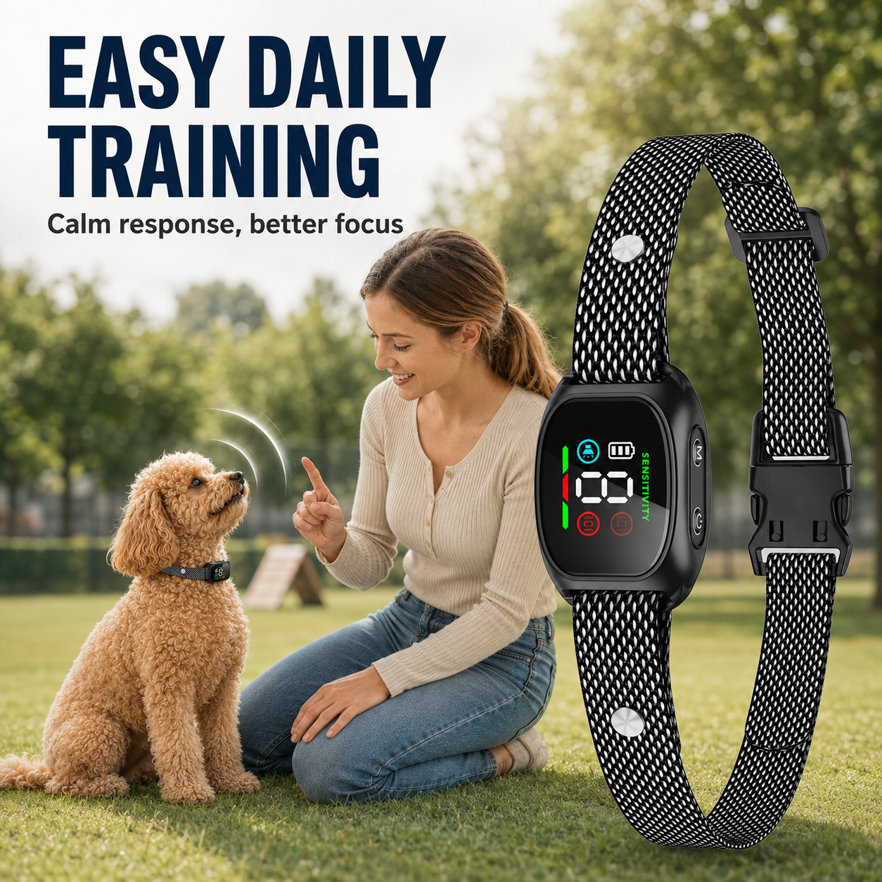 🔥 LIMITED-TIME 50% OFF! 🐶Smart Anti-Bark Collar for Dogs