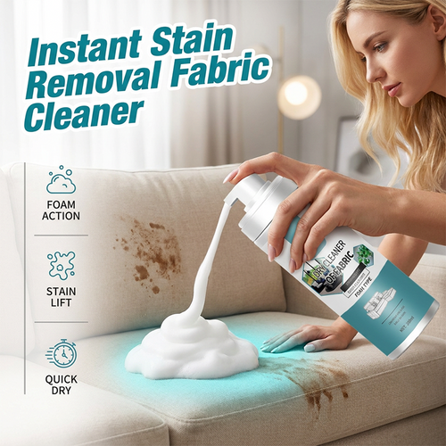 ✨ Instant Fabric Foam Cleaner – No-Rinse Stain & Upholstery Cleaner