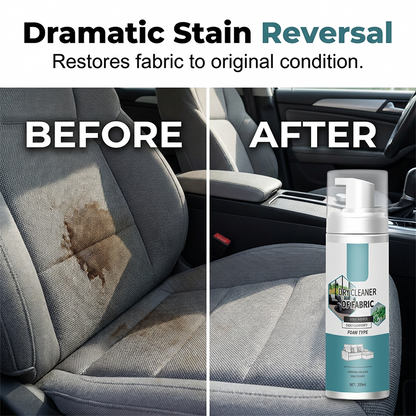 ✨ Instant Fabric Foam Cleaner – No-Rinse Stain & Upholstery Cleaner