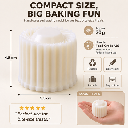 🎁✨Buy 1 Get 1 Free 🥮 Double-Ended Pastry & Mooncake DIY Mold – 2-in-1 Food-Grade Baking Press ✨