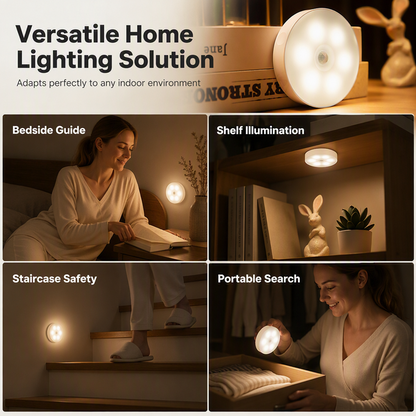 🌙 50% OFF Wireless Motion Sensor Night Light – Hands-Free Glow Anywhere ✨