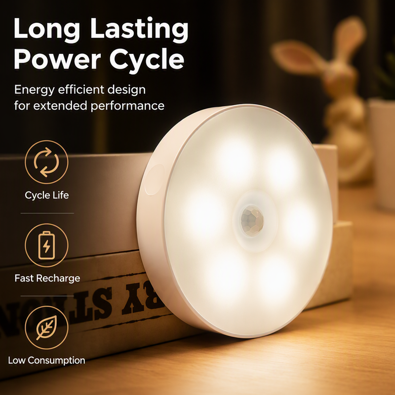🌙 50% OFF Wireless Motion Sensor Night Light – Hands-Free Glow Anywhere ✨