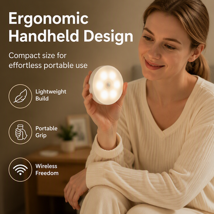 🌙 50% OFF Wireless Motion Sensor Night Light – Hands-Free Glow Anywhere ✨