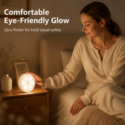 🌙 50% OFF Wireless Motion Sensor Night Light – Hands-Free Glow Anywhere ✨