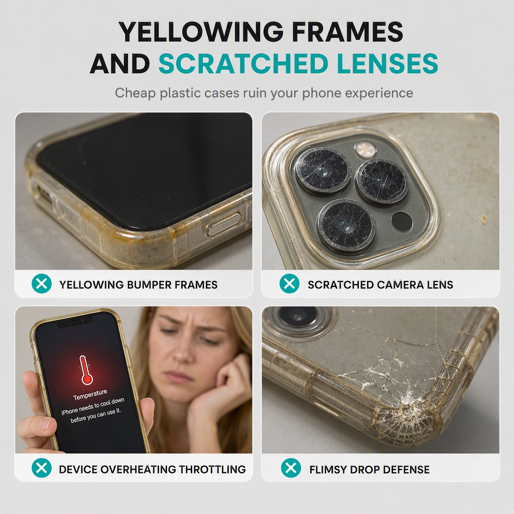 📱 50% OFF! ✨ Full Coverage Ice-Feeling Glass Phone Case – Built-In Camera Lens Protector, Thermodynamic Cooling Glass & Shockproof Bumper – Premium Protection for Phone 🧊