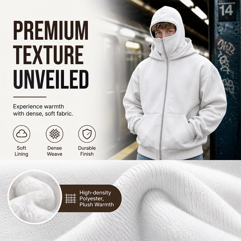 ❄️ Limited Time 50% OFF Unisex's Zip-Up Double-Hooded Sweatshirt