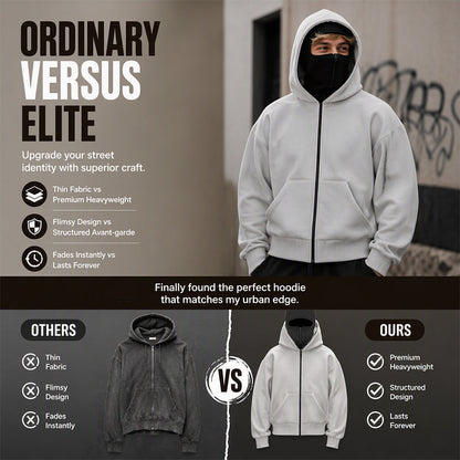 ❄️ Limited Time 50% OFF Unisex's Zip-Up Double-Hooded Sweatshirt