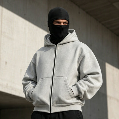 ❄️ Limited Time 50% OFF Unisex's Zip-Up Double-Hooded Sweatshirt