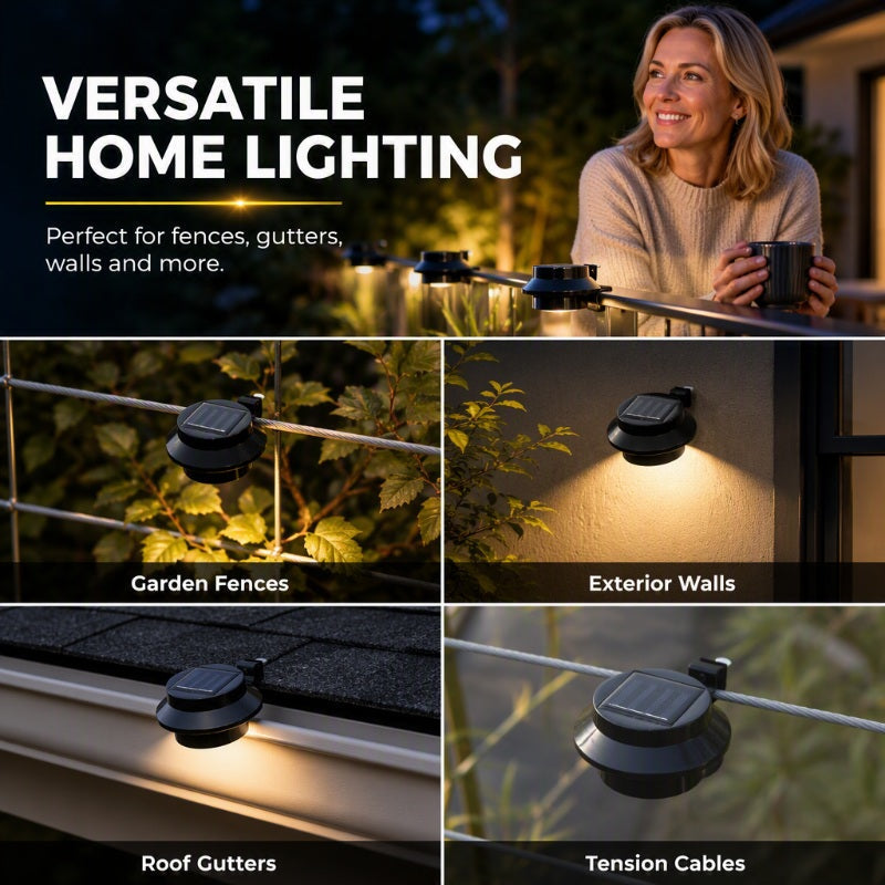 ⏳🔥LIMITED-TIME 61% OFF! ⏰Light Up Gutters, Fences & Garden Walls — Solar-Powered Outdoor LEDs With No Mains Wiring Needed 🏡✨