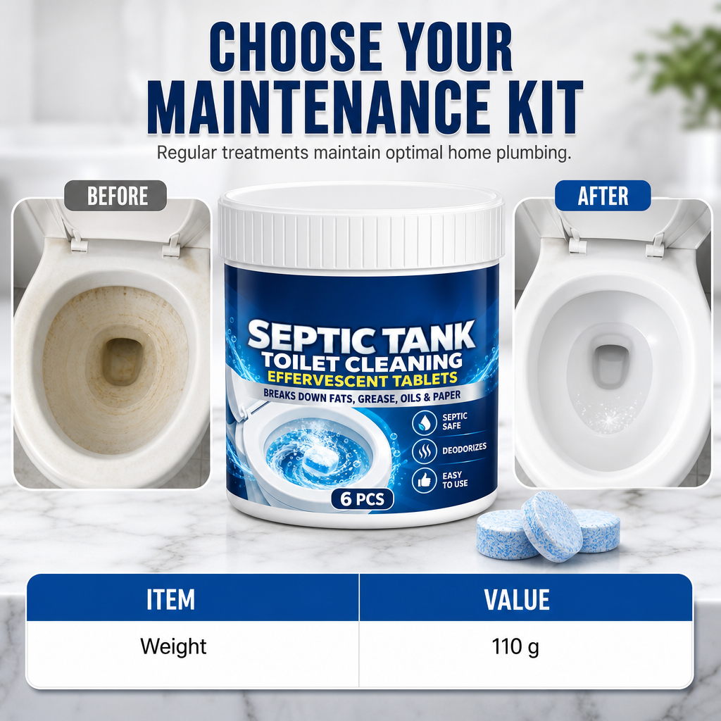 🔥 50% OFF Septic Tank Toilet Cleaning Tablets – Deep Clean & Freshen 🚽✨