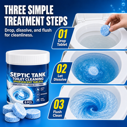 🔥 50% OFF Septic Tank Toilet Cleaning Tablets – Deep Clean & Freshen 🚽✨
