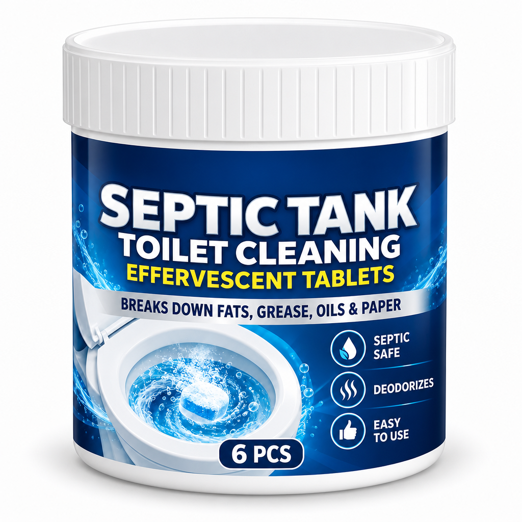 🔥 50% OFF Septic Tank Toilet Cleaning Tablets – Deep Clean & Freshen 🚽✨