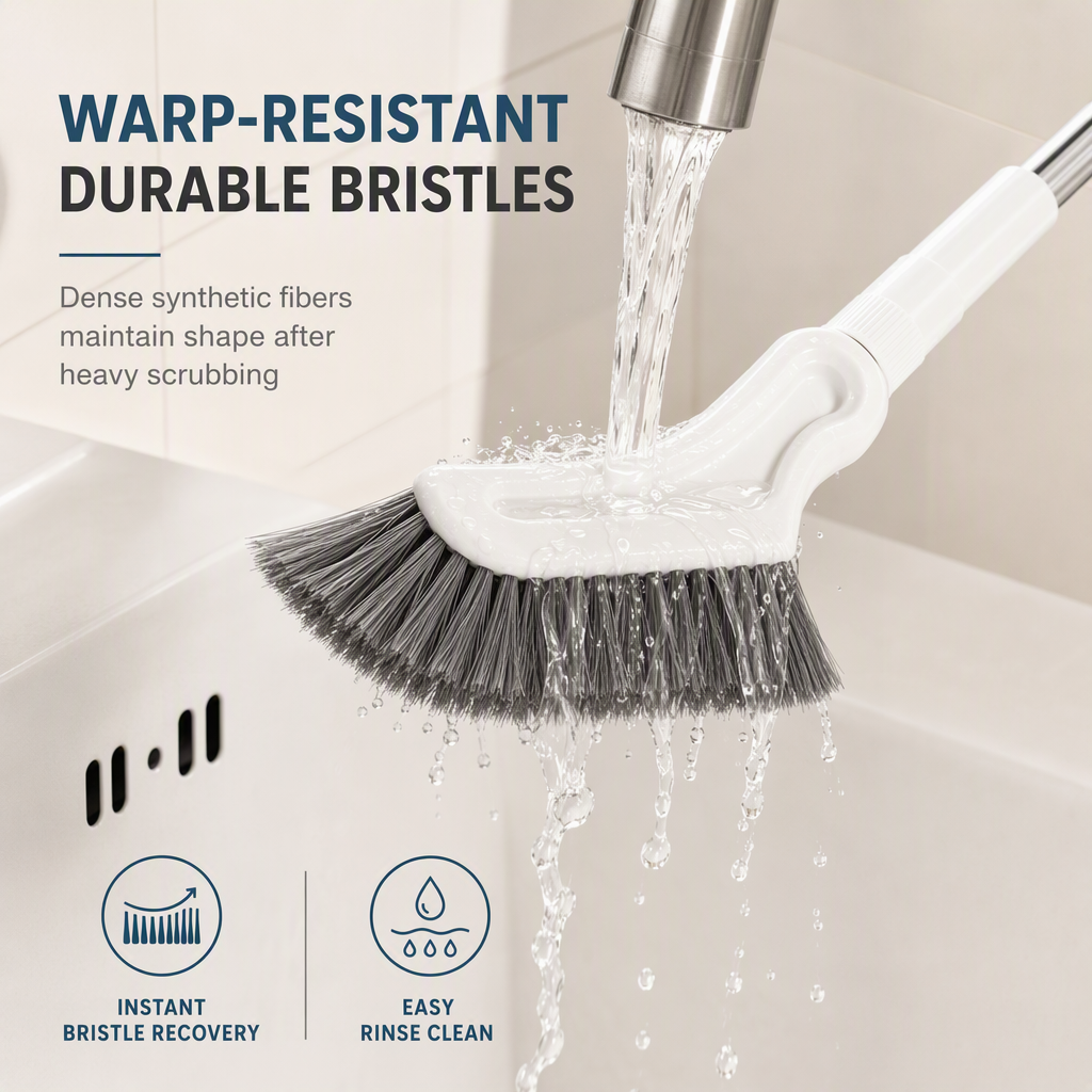 ✨ FINAL SALE 50% OFF Telescopic Cleaning Brush – From 15.2" to 45.3" for Floors & High Corners