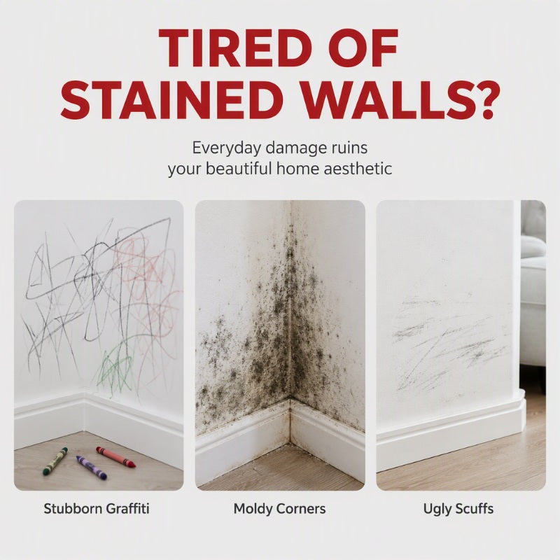🧱🖌️✨🏠 Built-In Roller Wall Repair Paste – Quick DIY Touch-Ups Without the Mess