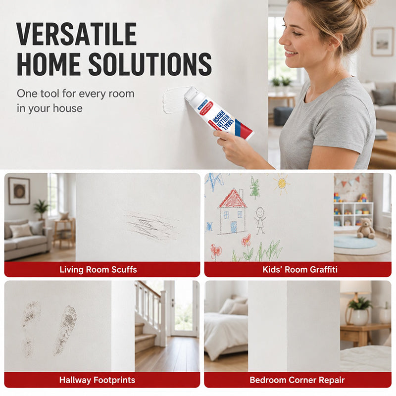 🧱🖌️✨🏠 Built-In Roller Wall Repair Paste – Quick DIY Touch-Ups Without the Mess
