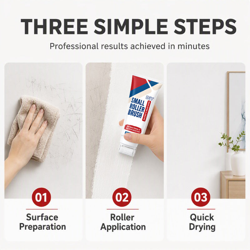 🧱🖌️✨🏠 Built-In Roller Wall Repair Paste – Quick DIY Touch-Ups Without the Mess