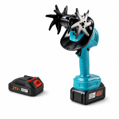 🌱 Cordless Electric Handheld Garden Tiller - Battery Powered Soil Cultivator 🌿
