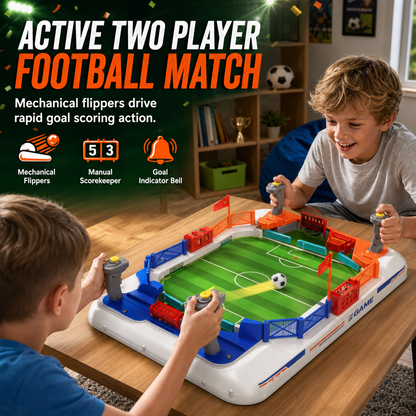 ⚽ 2-Player Tabletop Soccer Game 🔥 Fast-Paced Family Battle Toy