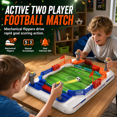 ⚽ 2-Player Tabletop Soccer Game 🔥 Fast-Paced Family Battle Toy