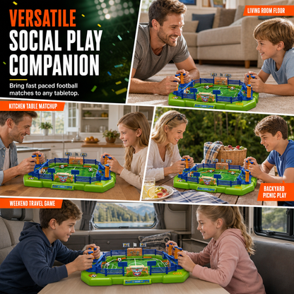 ⚽ 2-Player Tabletop Soccer Game 🔥 Fast-Paced Family Battle Toy