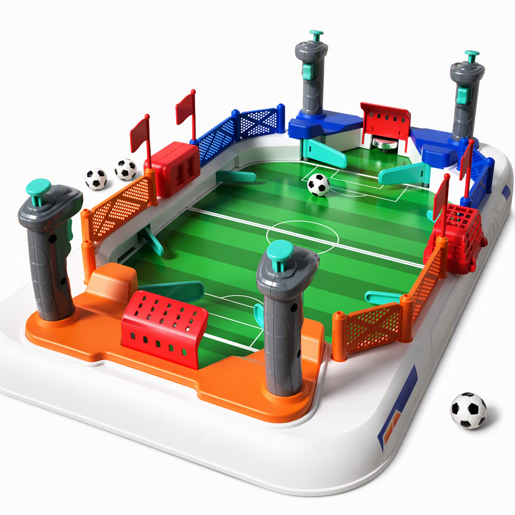 ⚽ 2-Player Tabletop Soccer Game 🔥 Fast-Paced Family Battle Toy