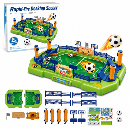 ⚽ 2-Player Tabletop Soccer Game 🔥 Fast-Paced Family Battle Toy