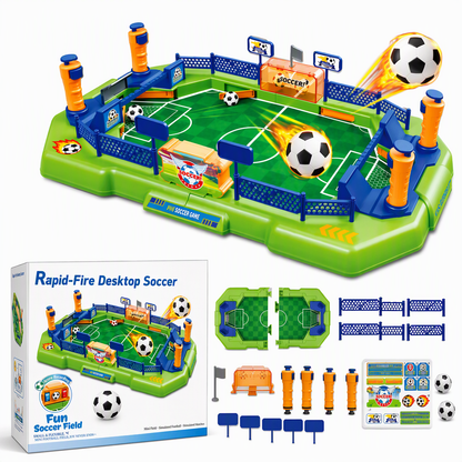 ⚽ 2-Player Tabletop Soccer Game 🔥 Fast-Paced Family Battle Toy