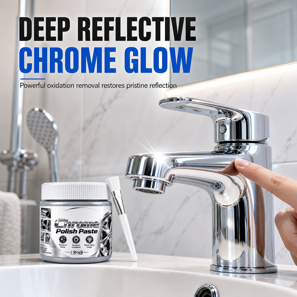✨Limited Stock | Chrome Metal Polish Paste, Polish & Protect Wheels, Exhaust & Faucets
