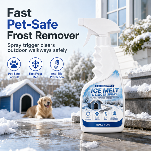 🔥50K+ SOLD!🔥 ❄️ Pet-Safe Fast-Acting Frost & Ice Melting Spray for Walkways and Steps 🐕