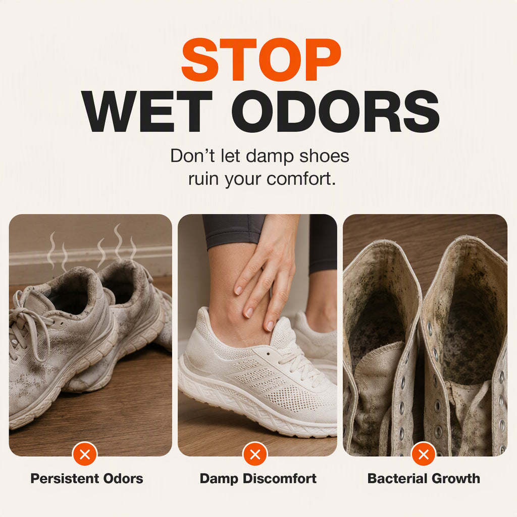 👞 Foldable Shoe Dryer with UV Light & Warm Air Heating 👟