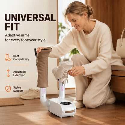 👞 Foldable Shoe Dryer with UV Light & Warm Air Heating 👟