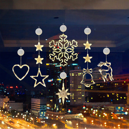 ❄️ DIY Christmas Snowflake Window Lights – Battery-Powered Festive Window Decorations