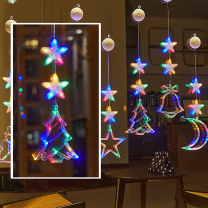 ❄️ DIY Christmas Snowflake Window Lights – Battery-Powered Festive Window Decorations