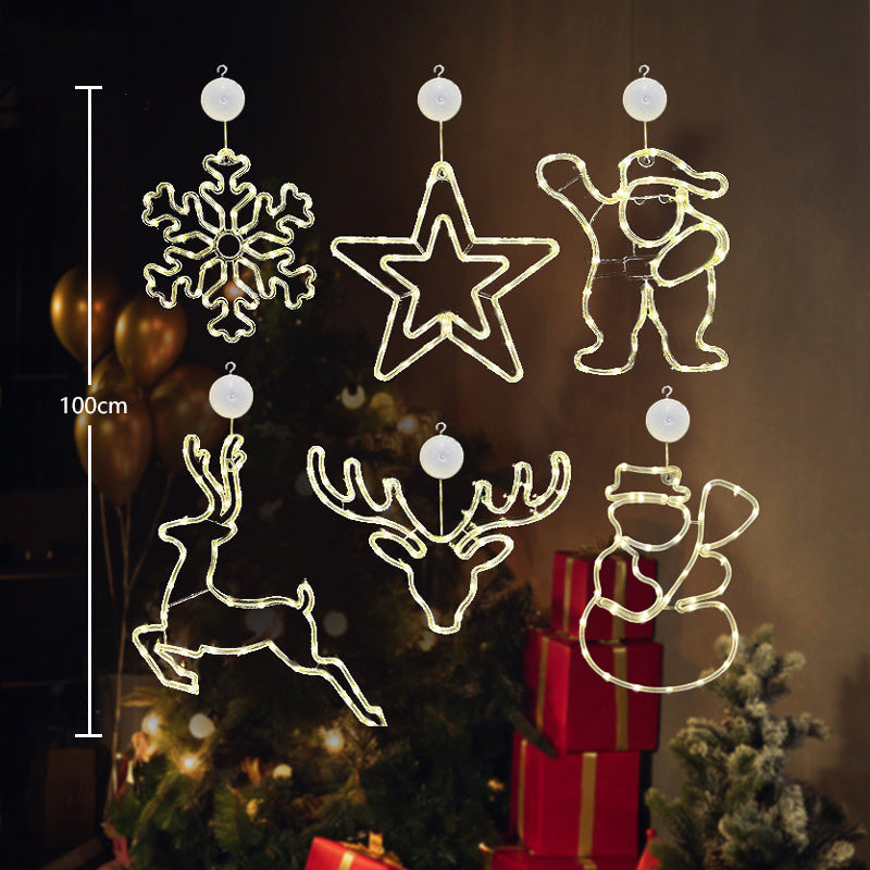 ❄️ DIY Christmas Snowflake Window Lights – Battery-Powered Festive Window Decorations