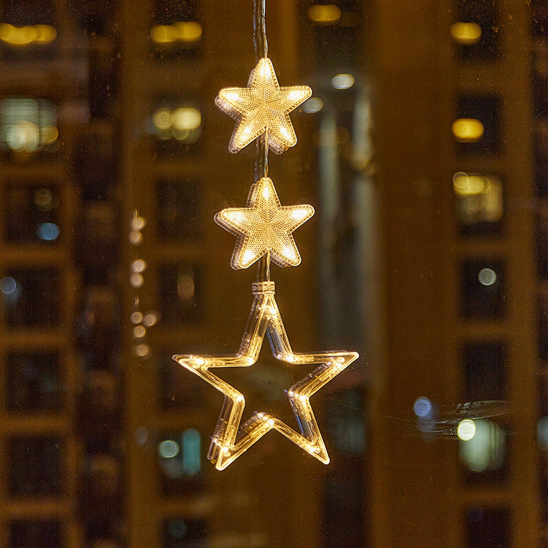 ❄️ DIY Christmas Snowflake Window Lights – Battery-Powered Festive Window Decorations