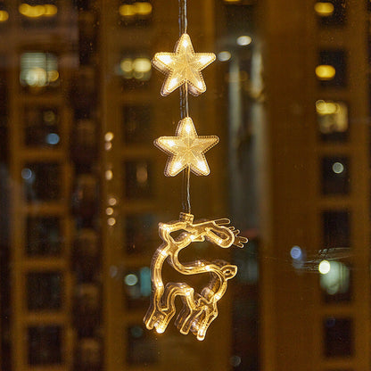 ❄️ DIY Christmas Snowflake Window Lights – Battery-Powered Festive Window Decorations