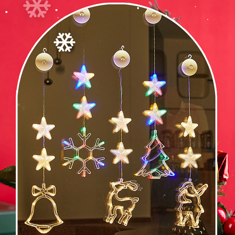 ❄️ DIY Christmas Snowflake Window Lights – Battery-Powered Festive Window Decorations