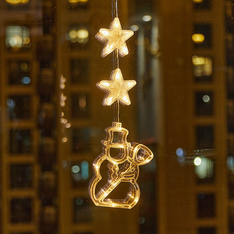 ❄️ DIY Christmas Snowflake Window Lights – Battery-Powered Festive Window Decorations