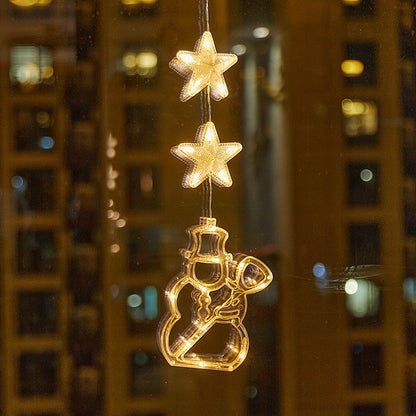 ❄️ DIY Christmas Snowflake Window Lights – Battery-Powered Festive Window Decorations
