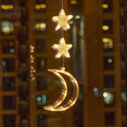 ❄️ DIY Christmas Snowflake Window Lights – Battery-Powered Festive Window Decorations